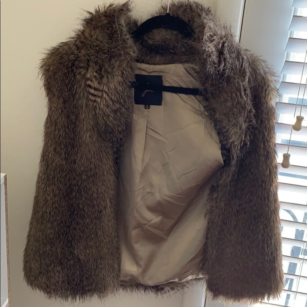 A comfy fabulous fake fur vest